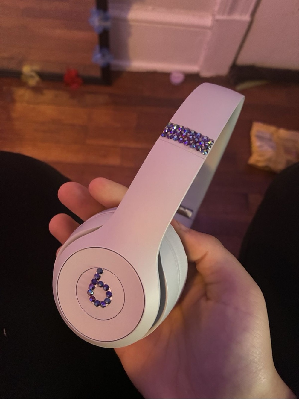 Studio3 Wireless Over-Ear Headphones - White with Crystal Accents